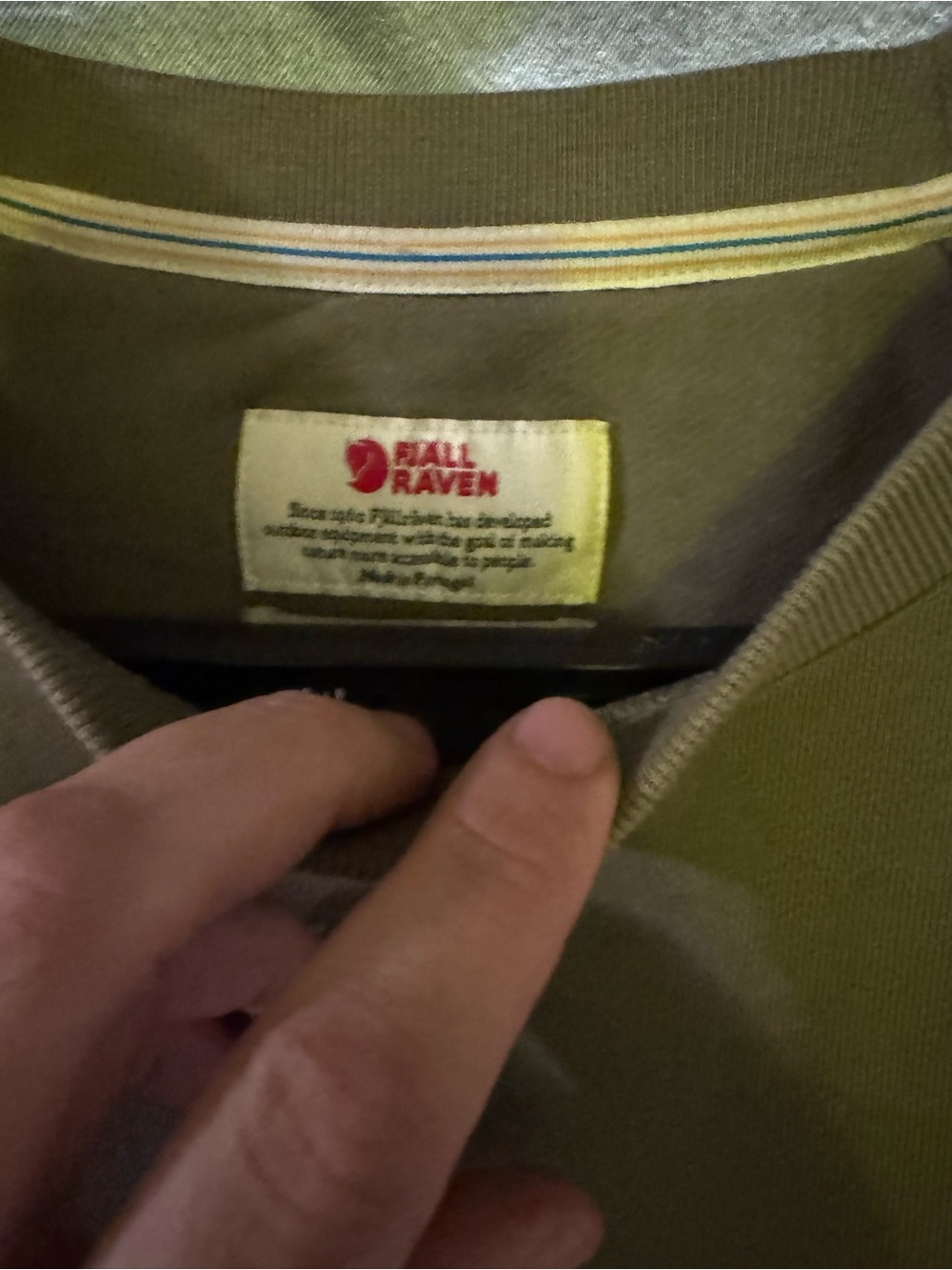 Olive Green Fjall Raven sweater